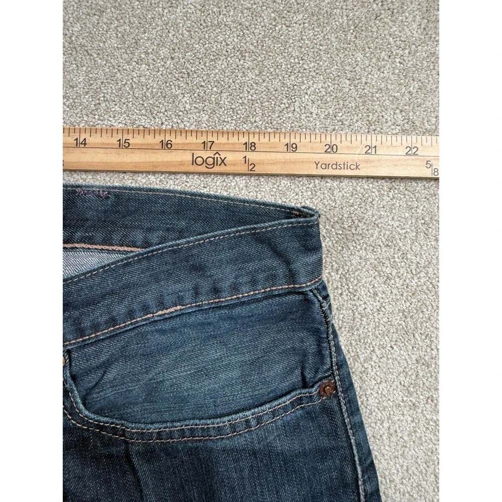 VTG Levi's 514 Authentic Slim Straight Jeans Mens 38x32 Blue Denim Medium Wash